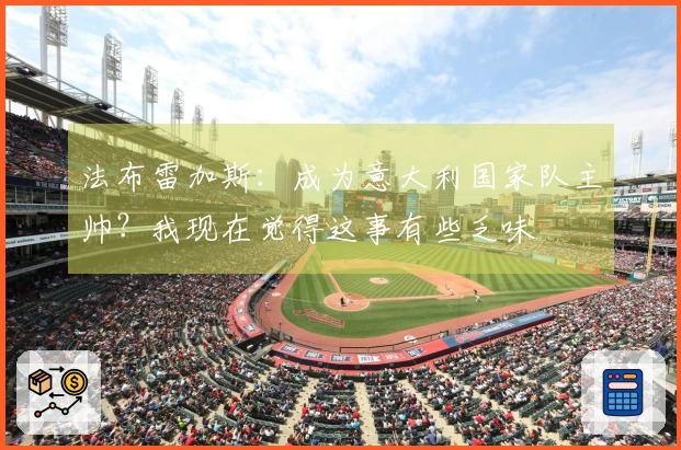 法布雷加斯：成为意大利国家队主帅？我现在觉得这事有些乏味